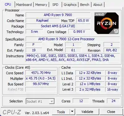全新CPU-Z 2.13登场！首次支持酷睿Ultra 200U处理器和CAMM2内存