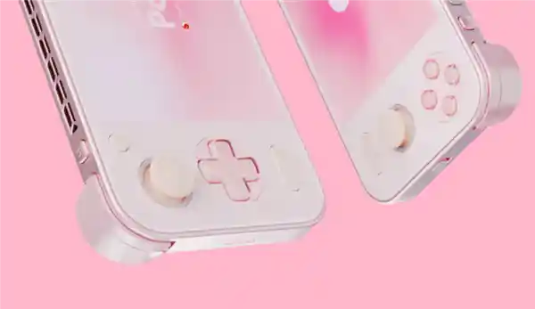 AYANEO最新推出Pocket S樱花粉限定版，搭载二代骁龙G3x平台，性能更强劲