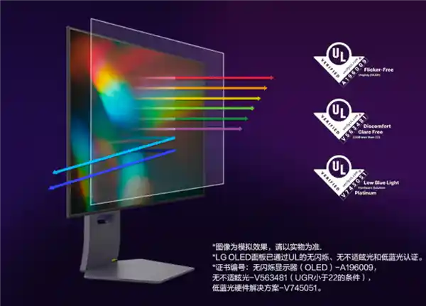 全新发布：LG 27英寸2K OLED电竞显示器震撼登场，支持480Hz超高刷新率