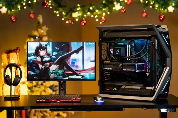 华硕ROG Z890 RO姬主板震撼登场，征战次元秀场！
