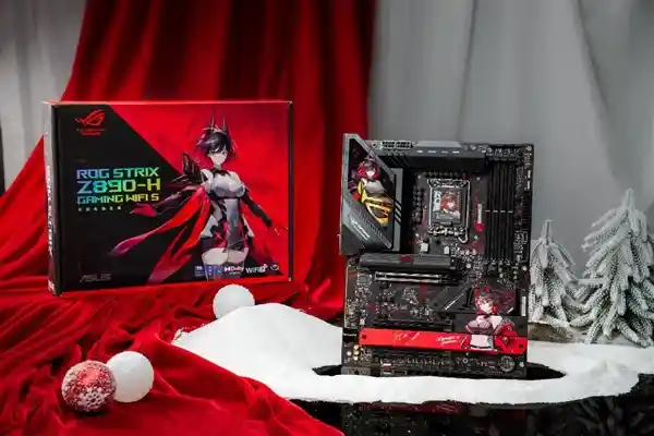 华硕ROG Z890 RO姬主板震撼登场，征战次元秀场！