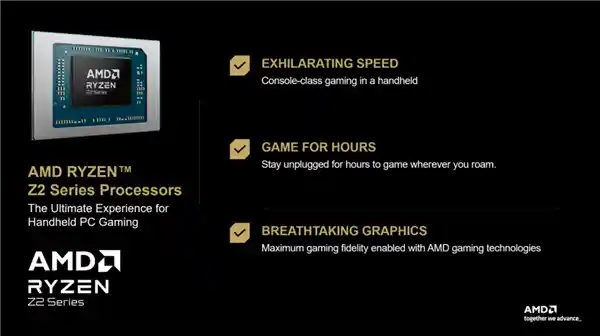 AMD锐龙Z2系列：玩转游戏掌机新时代【三代架构三款型号】