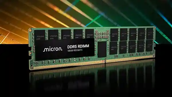 美光革新DDR5内存：首度采用1γnm工艺，单条128GB@9200MHz轻松升级！