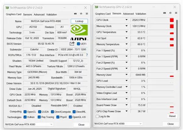 全面升级！GPU-Z正式支持RTX 50系列，炫酷温度数据一目了然