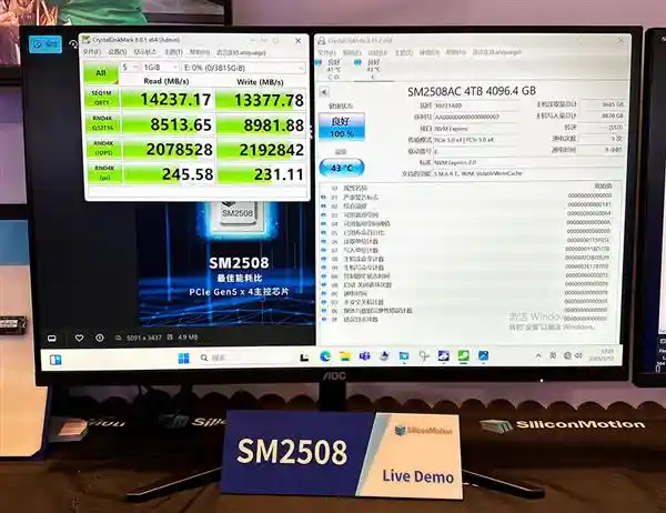 [CFMS 2025：慧荣重磅发布SM2508主控芯片，引领破解AI大模型存储困局新纪元]