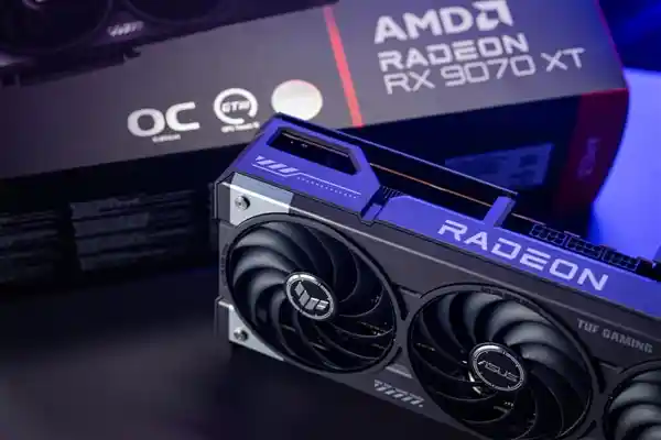 性能爆表！全新华硕TUF GAMING RX 9070XT显卡震撼登场