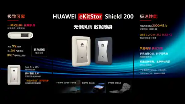 【硬核来袭】华为推出超强三防SSD：3米防摔竟只是开胃菜！