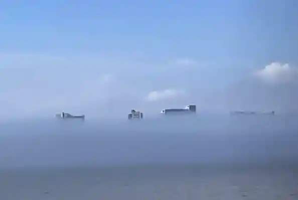 汕头海域现神秘海市蜃楼？气象局揭秘雾气真相