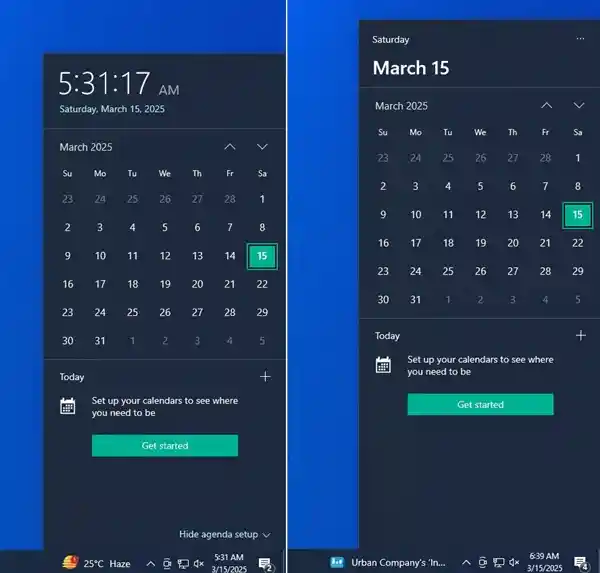 《再见了，秒数！Windows 10新更新竟移除了弹出日历中的这一核心功能》