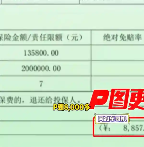 《万元保费竟成骗局！网约车司机遭遇公司P图欺诈真相》