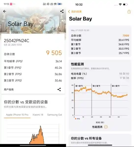 《巅峰之战！小米玄戒O1与苹果A18 Pro性能大比拼》
