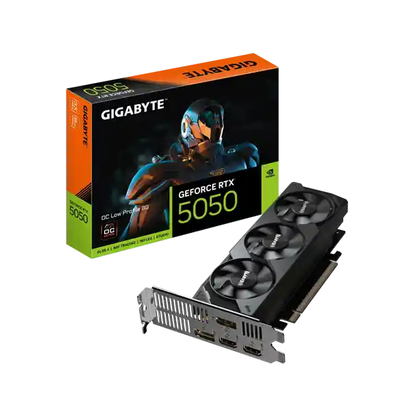 技嘉三风扇RTX 5050刀卡亮相：小体积大散热，颠覆想象！