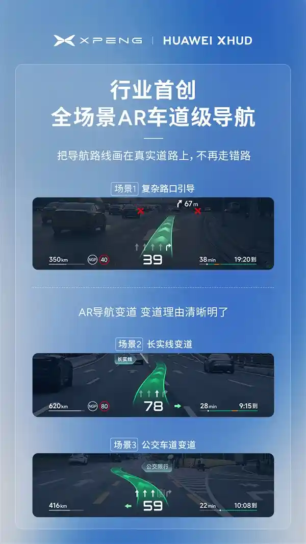 小鹏×华为强强联手！全球首创全景抬头显示彻底颠覆驾乘体验