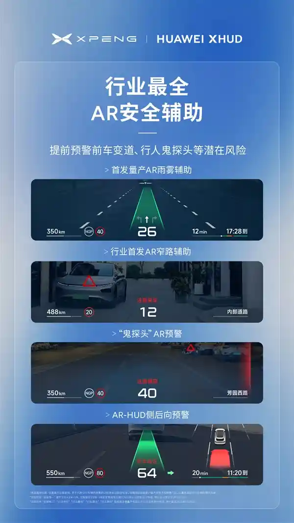 小鹏×华为强强联手！全球首创全景抬头显示彻底颠覆驾乘体验