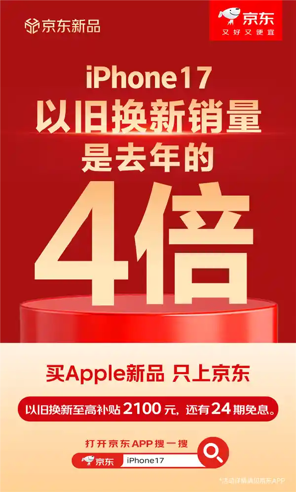 iPhone 17开售4小时破纪录！京东：全国超3万用户已签收